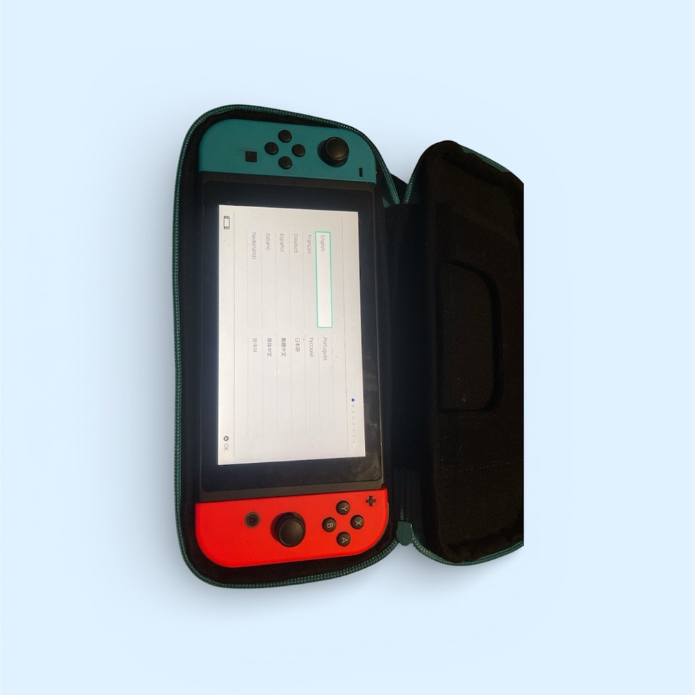 Nintendo Switch Handheld Console - Red and Blue